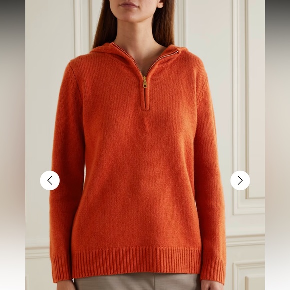 ARCH4 DELORES CHUNKY KNIT TERRACOTTA Cashmere Sweater - Picture 5 of 12